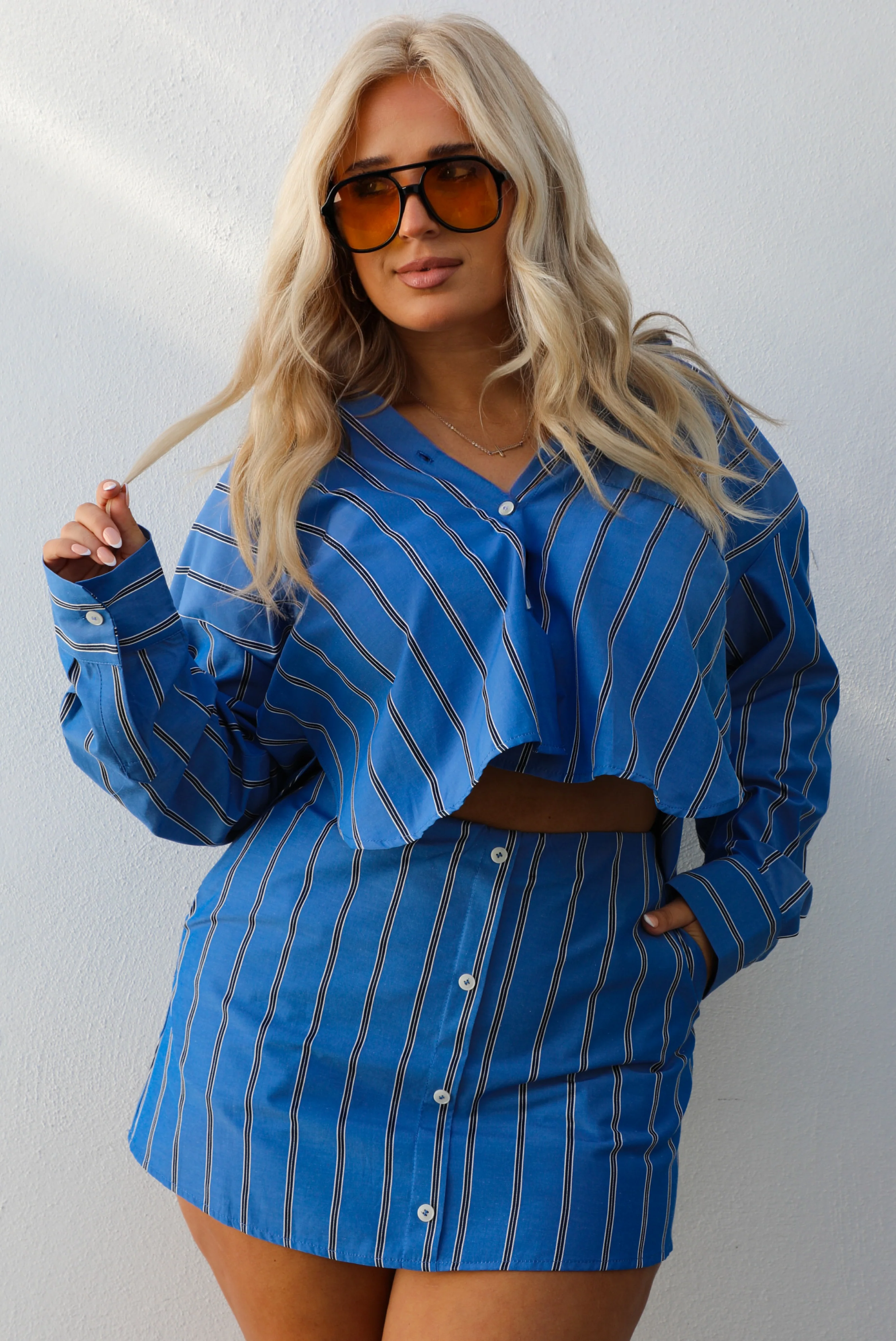 She Means Business Set: Blue/Multi - Image 6
