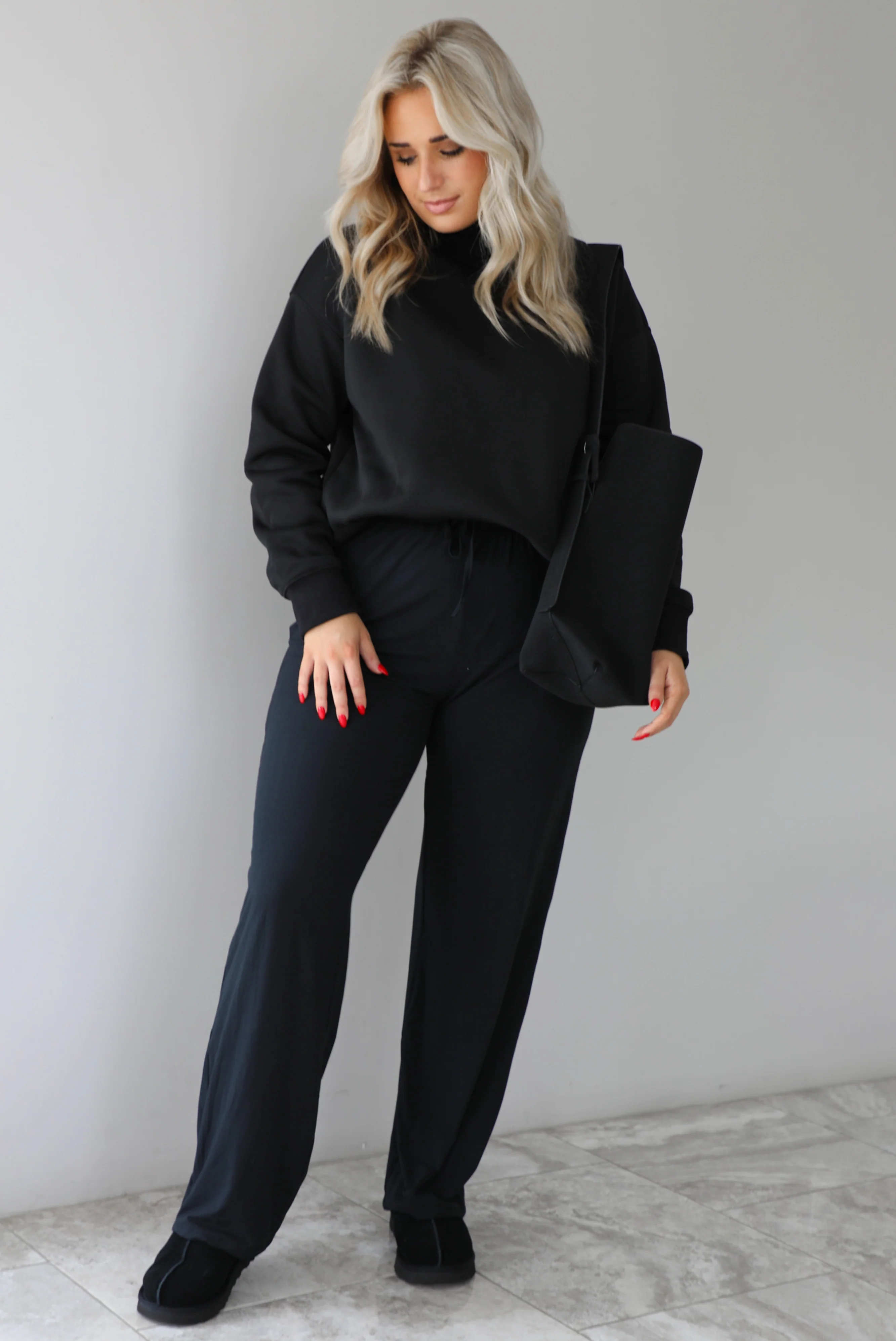 Warm Up Sweater: Black - Image 4